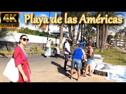 TENERIFE – PLAYA DE LAS AMÉRICAS | Look at the Current Situation 🌞 Walk along the coast in Dec 2022
