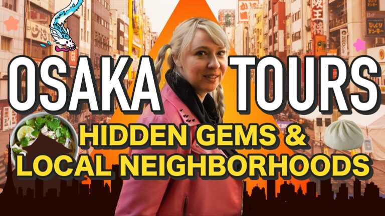 Osaka Tours 👑🐷 Hidden Gems and Local Neighbourhoods