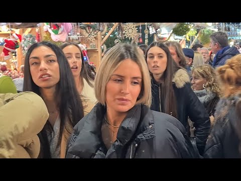 🎄 BARCELONA CHRISTMAS MARKET 2022, BARCELONA WALKING TOUR, 4K