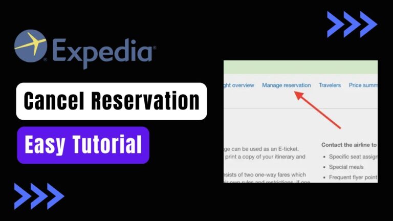 How to Cancel an Expedia Reservation ! [EASY GUIDE]