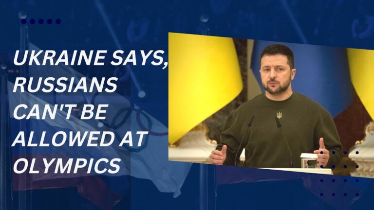 Ukraine Says, Russians Can't Be Allowed At Olympics