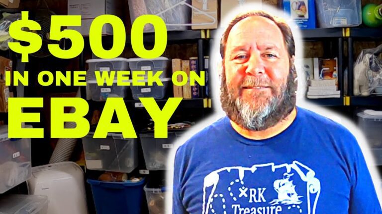 How I Made $500 In One Week Selling Items On Ebay