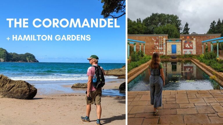 The Coromandel, Cathedral Cove and Hamilton Gardens | New Zealand Vlog