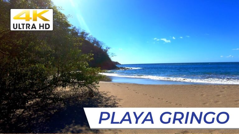 [4K] PLAYA GRINGO // Secluded White Sand Beach Near Coco [#tourism] [#costarica]