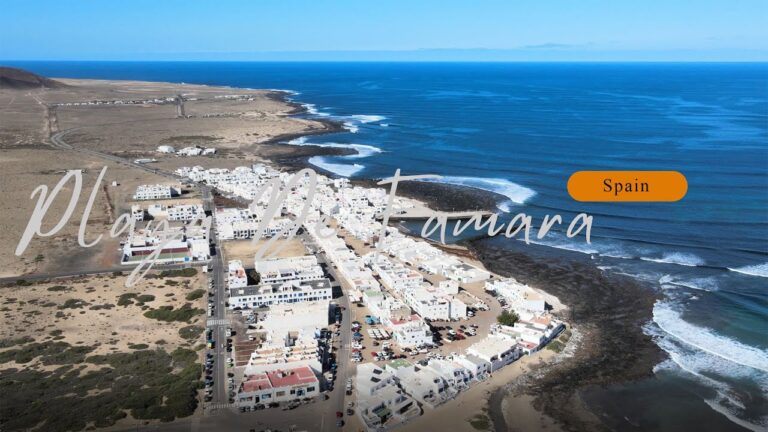 Playa De Famara in Lanzarote – (4K)