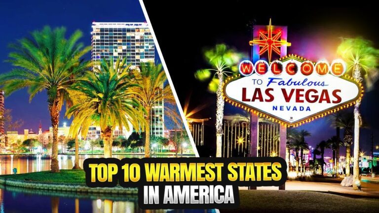 Top 10 Most Affordable Cities in the US with Warm Weather | Warm States in USA🔥