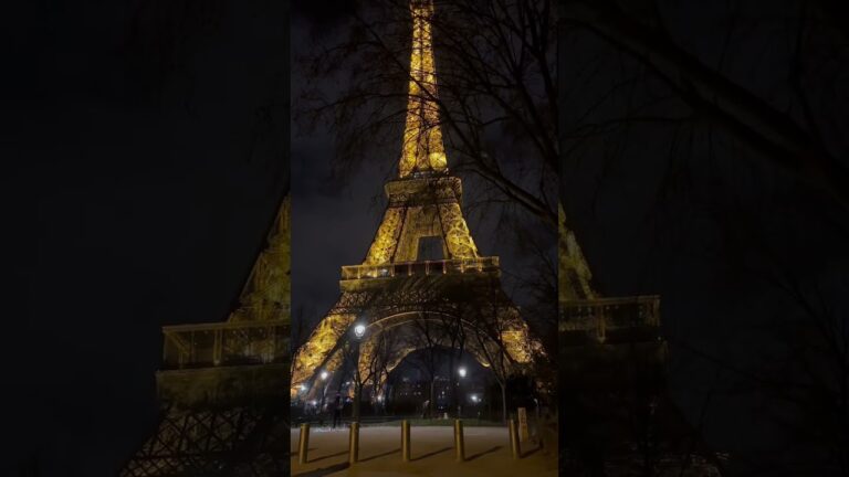 Fascinating Eiffel Tower 🗼❤️ #paris #eiffeltower #travel #travelcouple