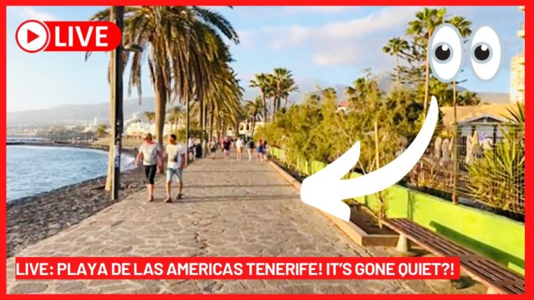 🔴LIVE: GONE QUIET?! Las Americas Tenerife ☀️ Canary Islands