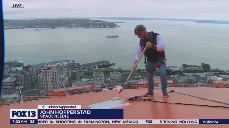 Space Needle will go back to 'Astronaut White' | FOX 13 Seattle