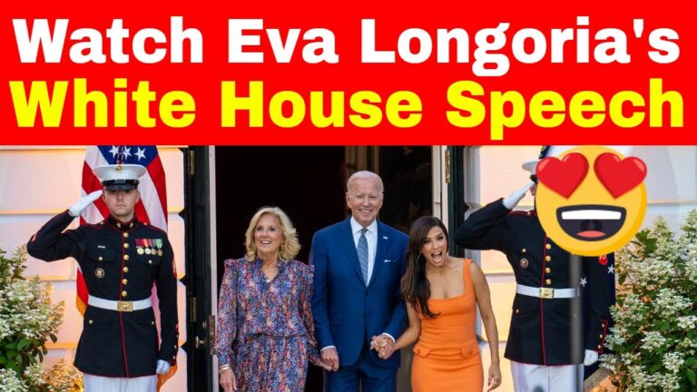 Eva Longoria Speech at the White House in Washington D.C. | Screening of “Flamin’ Hot.” | Joe Biden