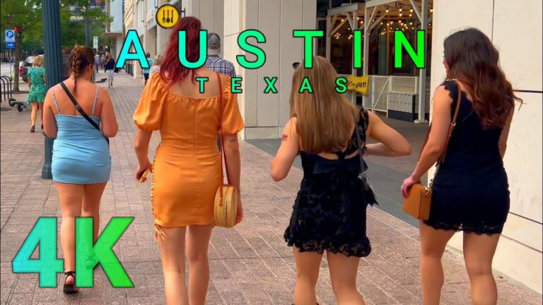 Austin Downtown Walk Part 1, Texas USA 4K – UHD