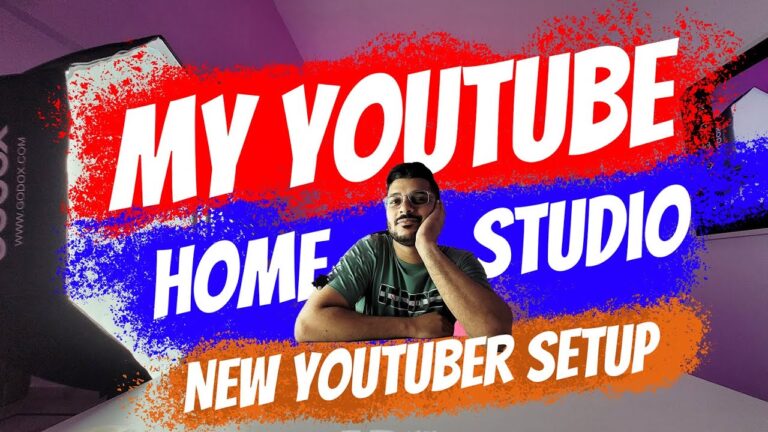 YouTube Studio Setup at Home 2023 | Ghar me studio kaise banaye | For Beginners #youtubestudio