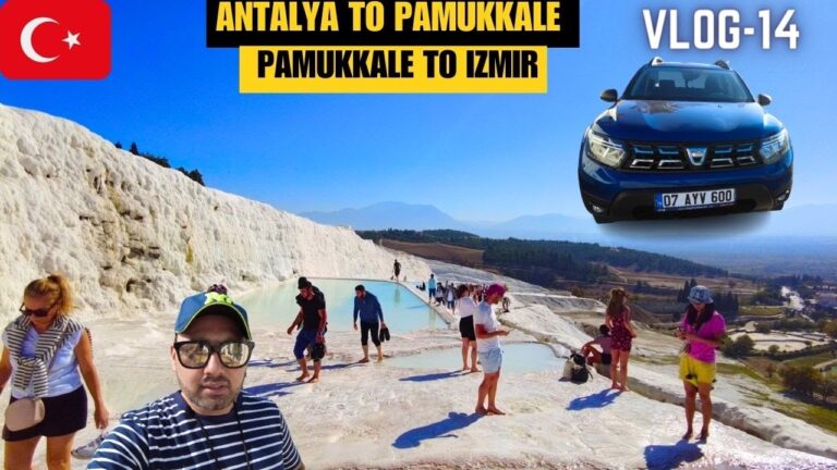 Antalya to Izmir Travel Vlog 14: From Pamukkale To The Coast Turkey travel vlog 🇹🇷
