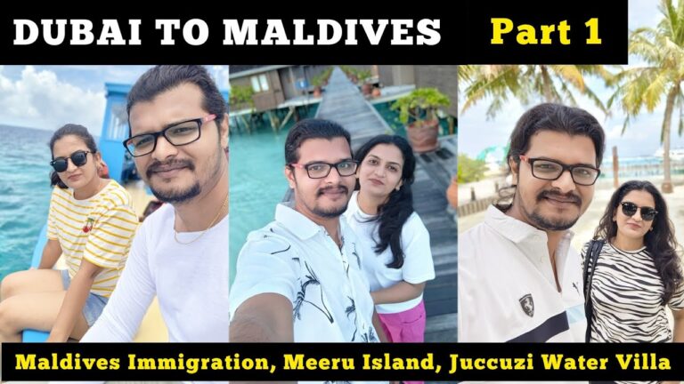 Trip To Maldives🇲🇻 2023 | Dubai To Maldives | Juccuzi Water Villa Tour | Meeru Island | Vlog 36 ⁽⁴ᴷ⁾