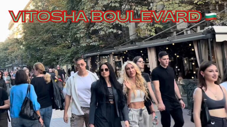 Bulgaria’s most FAMOUS high street – Vitosha Boulevard! 🇧🇬