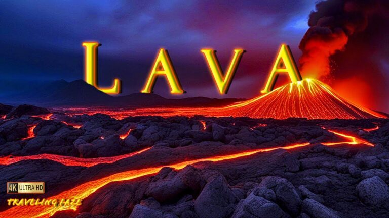 Fiery Eruptions: The Power of Lava 4K ~ Travel Guide (Relaxing Music)