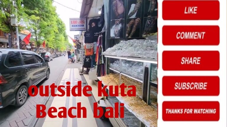 outside kuta Beach bali