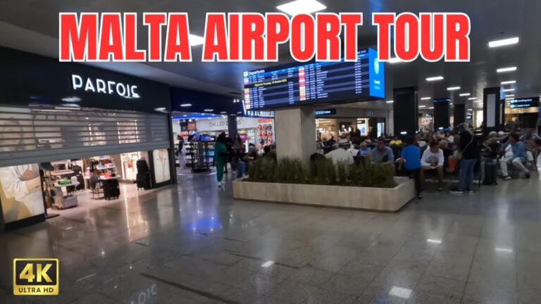 Malta Airport Walking Tour | Malta Best Places To Visit