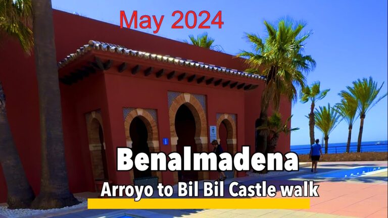 Benalmadena 🇪🇸 it's  May  2024 and a great day for a walk from Arroyo to Bil Bil castle.✨🏖️