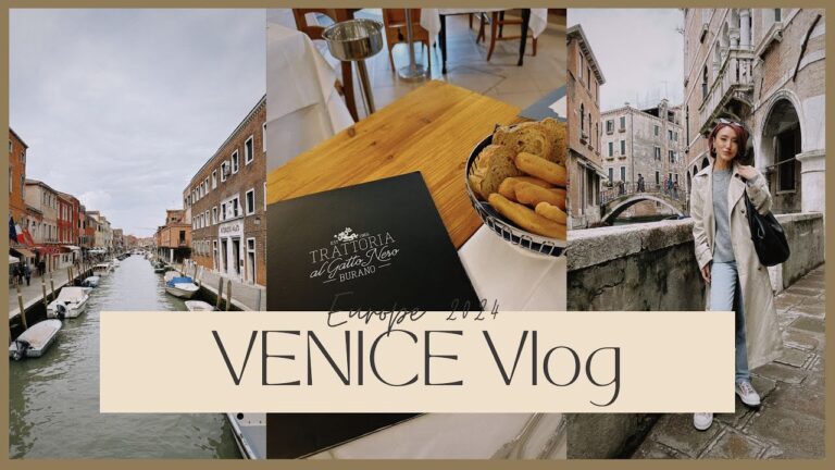 Venice Italy Travel Vlog Day 1-2 | European Summer 2024