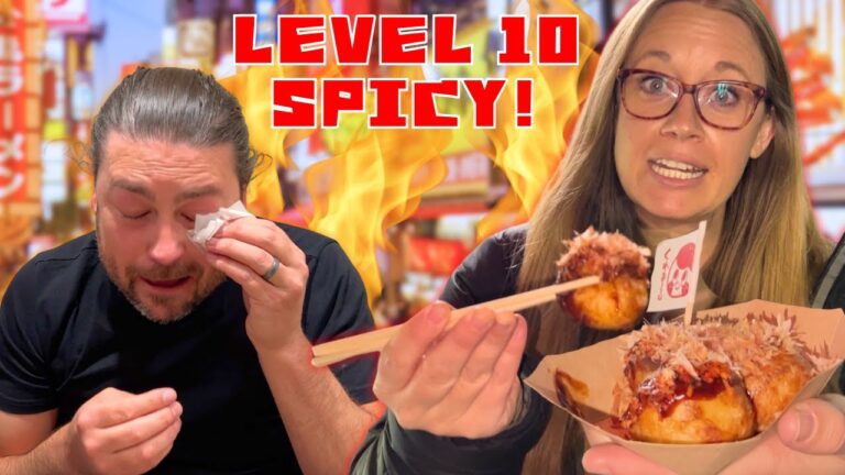 OSAKA Japan SPICY Food Tour!🇯🇵
