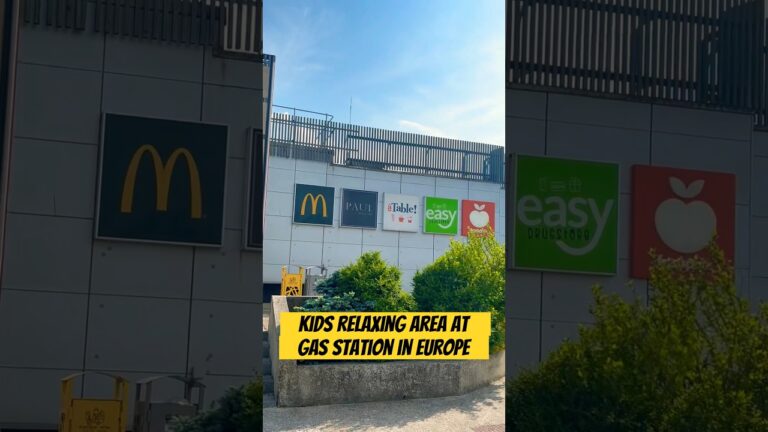 #kids friendly Gas station in #europe #viral #shorts #travel #ytshorts #shortsfeed #trending