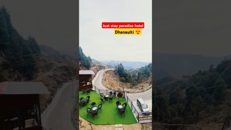 rooms in dhanaulti in just 599/- at just stay paradise#hotel#dhanaulti#shorts#mussoorie#viral#travel