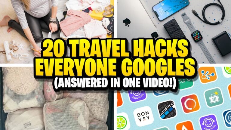 Travel Essentials: 20 Travel Hacks Everyone Googles | Packing Hacks, Airport Travel Hacks and more!