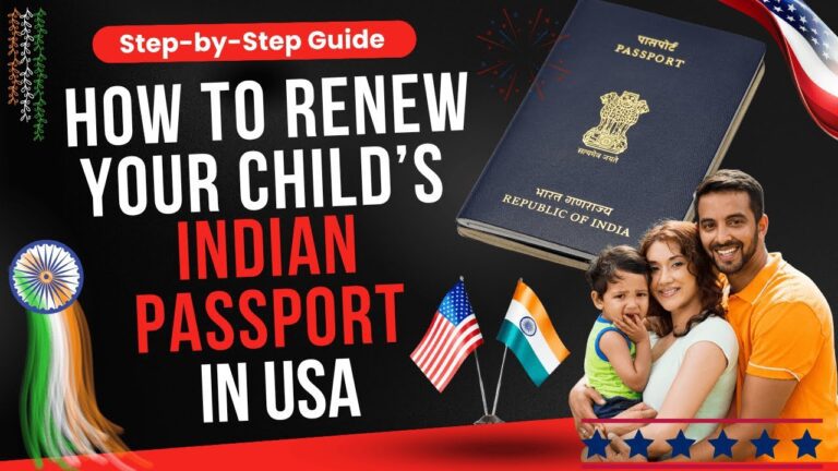 Renew Your Child's Indian Passport in the USA | 2025 Step-by-Step VFS Guide