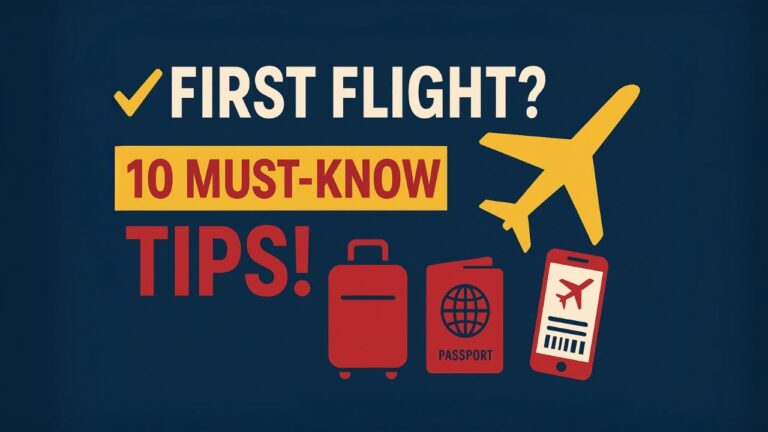 Prepare For Takeoff: First Time Flight Tips
