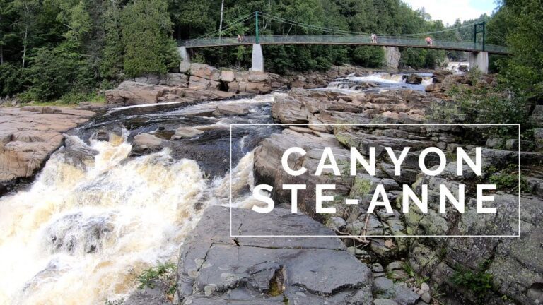 Canyon Sainte-Anne Waterfalls