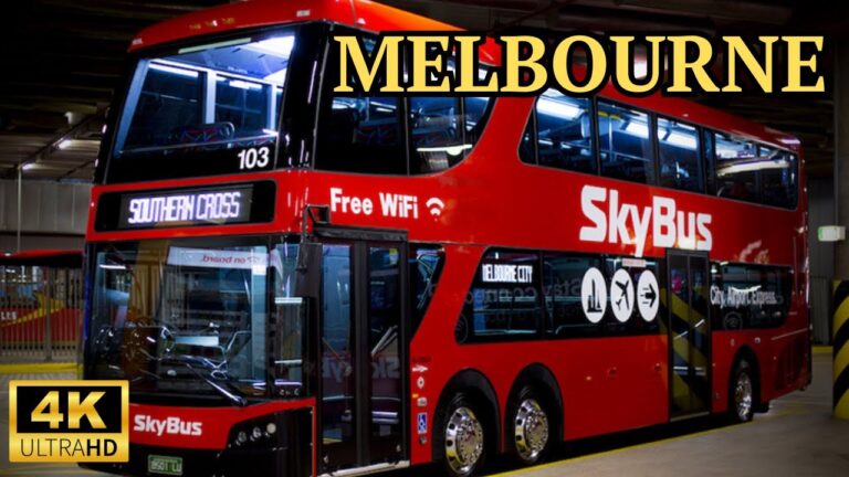 Melbourne Skybus! Tram & Walk To Southern Cross Station