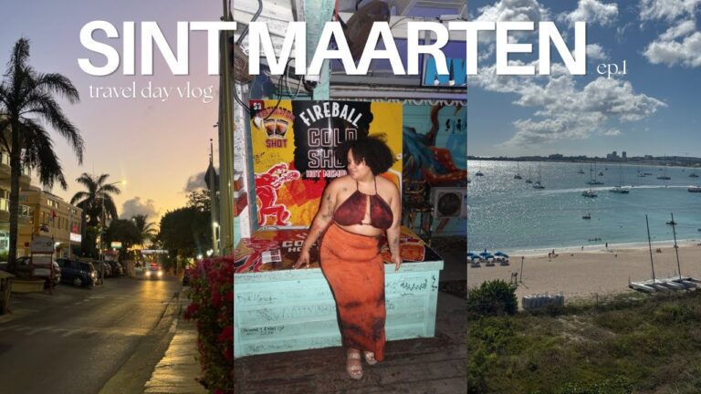 travel vlog | sint maarten ep. 1 – travel day vlog + room tour + nowhere special night life