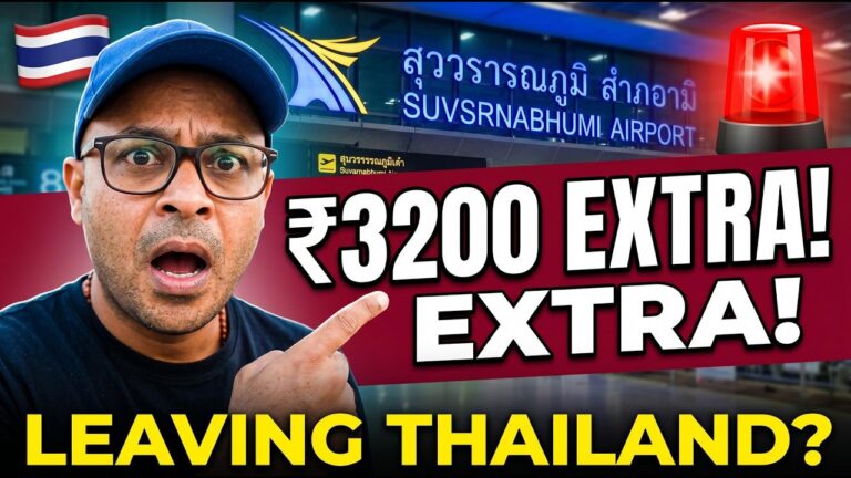 Leaving Thailand Will Now Cost You ₹3200 Extra!