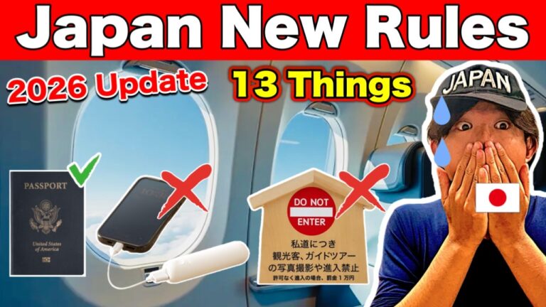 JAPAN HAS CHANGED | 13 New Travel Rules Tourists Must Know 2026