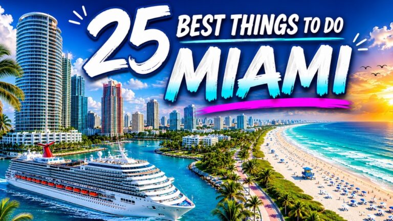 Best Things To do in Miami Florida 4K