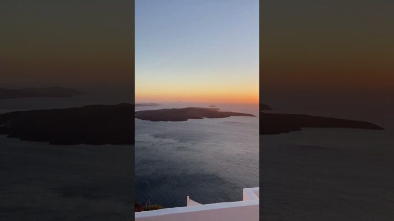 I Didn't Expect Santorini Sunset to Look Like This #greece #travel #beautiful