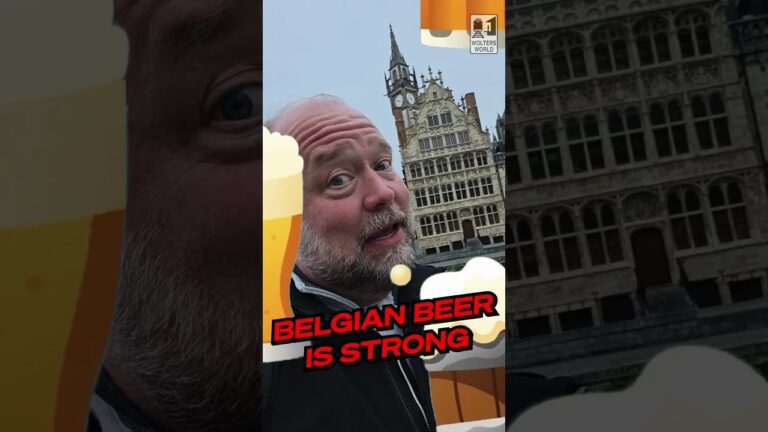 Don't Mess with The Beer in Belgium, its STRONG!