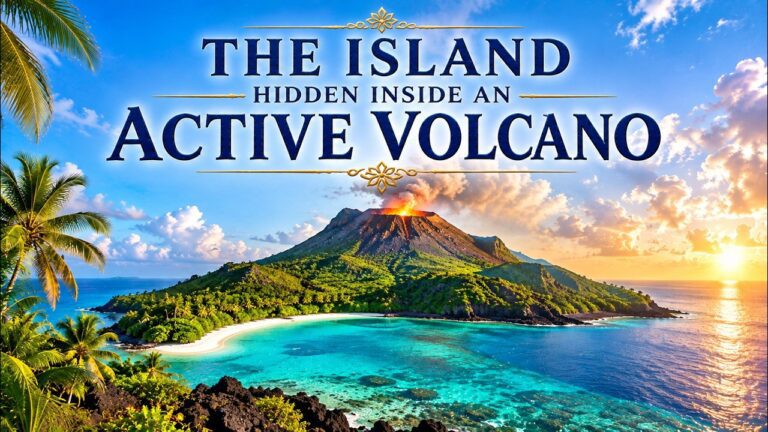 The Island Hidden Inside an Active Volcano