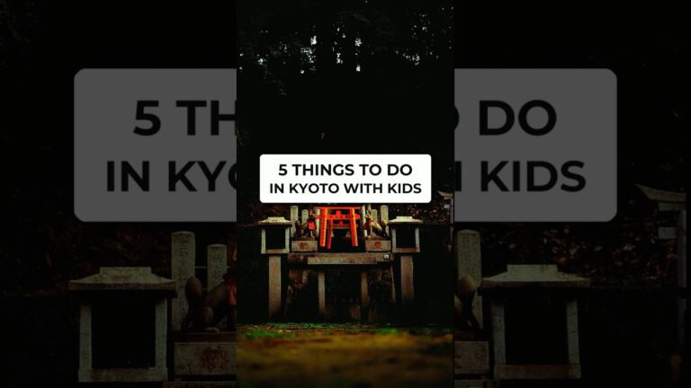 5 Things to Do in Kyoto With Kids #shorts