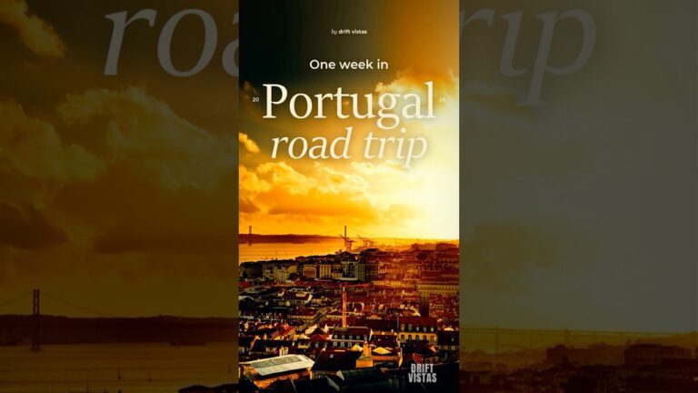 Portugal Road Trip: The Route, Stop by Stop #shorts